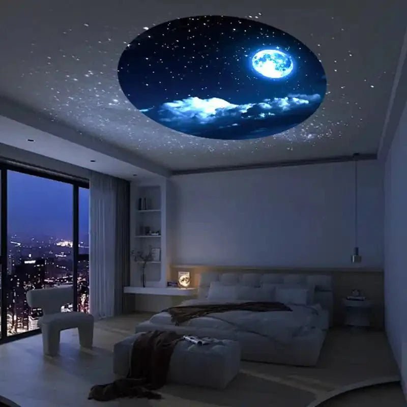4K Projection Lamp with Film Slides USB Rechargeable
