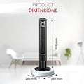 Nobel Tower Fan with Remote | 55W Oscillating Cooling Fan