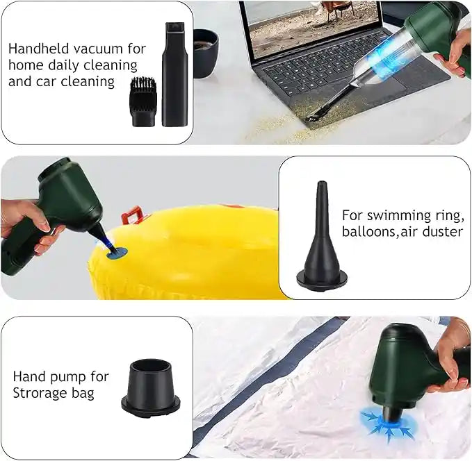 Handheld Mini Vacuum Cleaner USB Rechargeable - Peelee