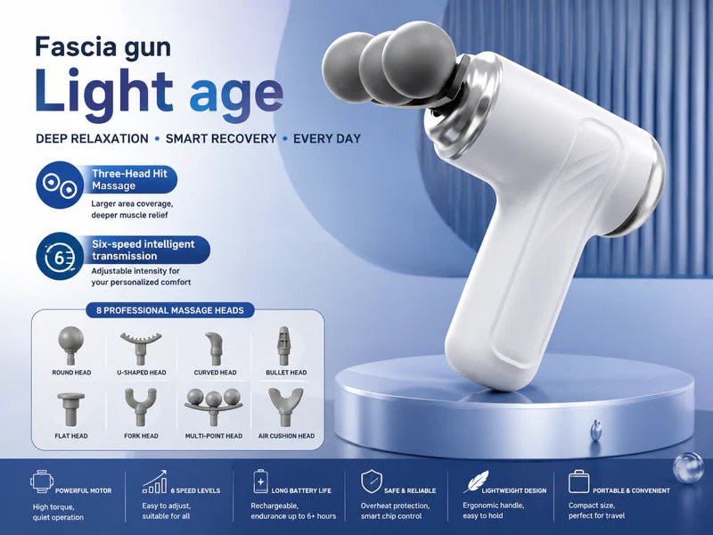 Light Age Fascia Massage Gun/ Muscle Massager