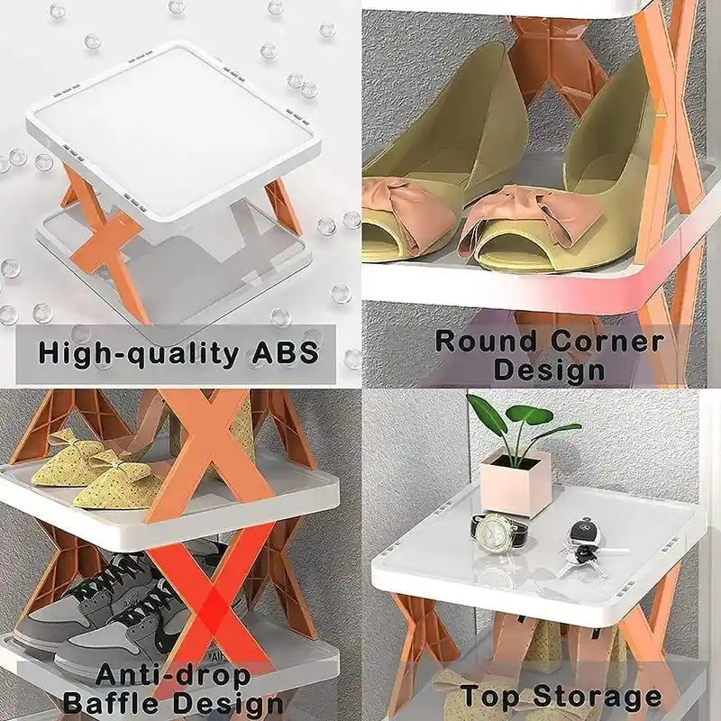 Modular Stackable Shoe Rack - Peelee