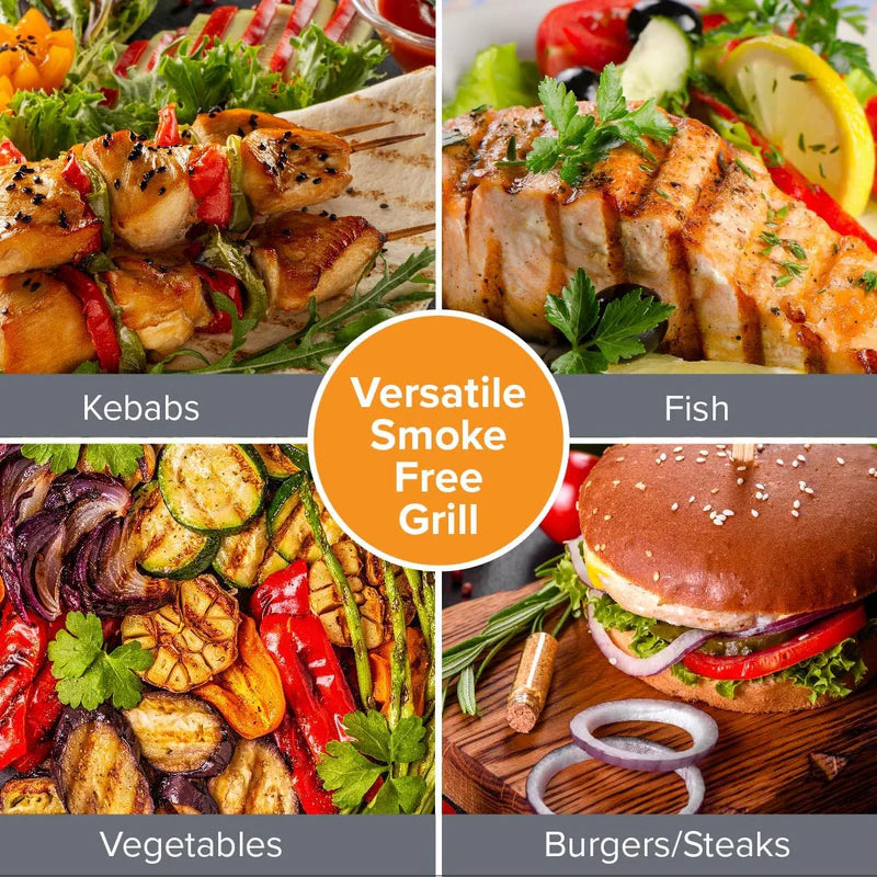 Nobel Electric Grill 2000W | Smokeless Indoor BBQ Grill