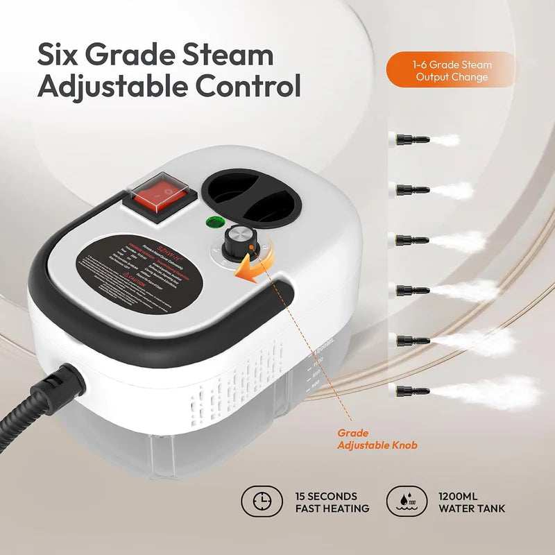 Portable Steam Cleaner | Multi-Surface High Pressure Steam Cleaning System