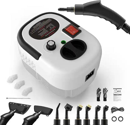 Portable Steam Cleaner 1200ml with adjustable steam levels for kitchen, bathroom, floor, upholstery, tile, and car interior cleaning in UAE
