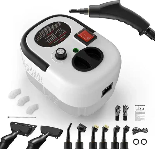 Portable Steam Cleaner 1200ml Portable Steam Cleaner 1200ml | Multi-Purpose High Pressure Steam Cleaning Machine for Home, Kitchen & Bathroom UAE Peelee 30-day replacement warranty with free fast cash on delivery 1-2 day 
