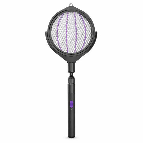 Round Electric Mesh Mosquito Swatter for Safe and Effective Flying Insect Elimination
